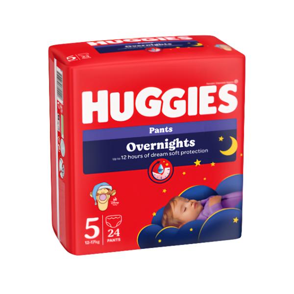 Huggies Overnights Pants noční plenkové kalhoty, vel. 5