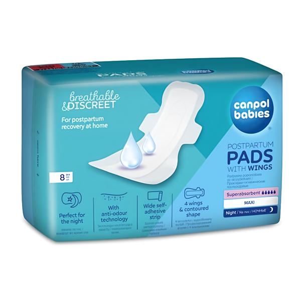 Canpol babies Poporodní vložky s křidélky noční