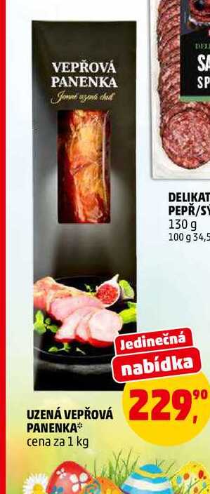 UZENÁ VEPŘOVÁ PANENKA, 1 kg