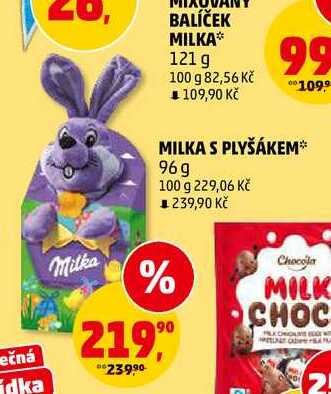 MILKA S PLYŠÁKEM, 100 g