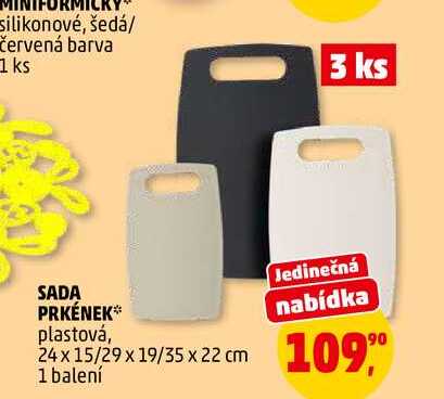 SADA PRKÉNEK, 3 ks