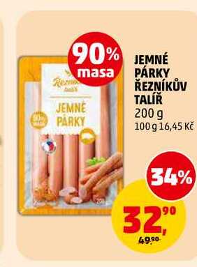 JEMNÉ PÁRKY ŘEZNÍKŮV TALÍŘ, 200 g