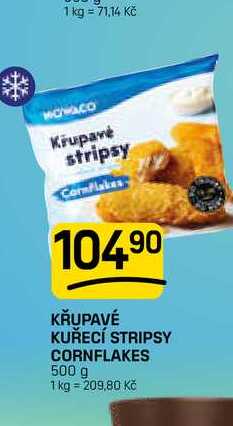 KŘUPAVÉ KUŘECÍ STRIPSY CORNFLAKES 500 g