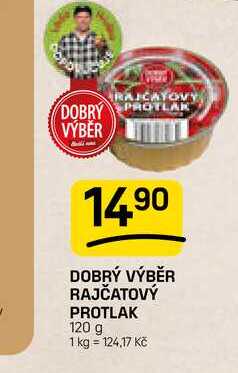DOBRÝ VÝBĚR RAJČATOVÝ PROTLAK 120 g 