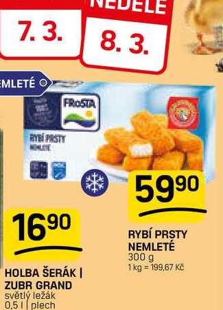 RYBÍ PRSTY NEMLETÉ 300 g