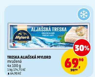 TRESKA ALJAŠSKÁ MYLORD, 4x 100 g 