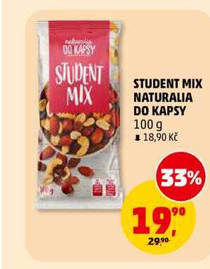 STUDENT MIX NATURALIA DO KAPSY, 100 g