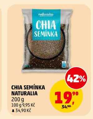 CHIA SEMÍNKA NATURALIA, 200 g