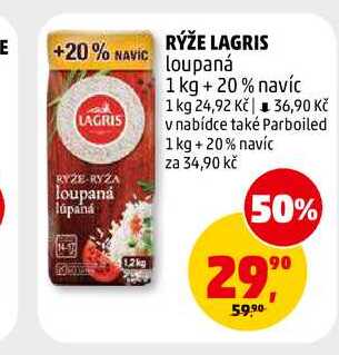 RÝŽE LAGRIS loupaná, 1,2 kg 