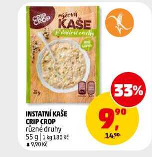 INSTATNÍ KAŠE CRIP CROP, 55 g 