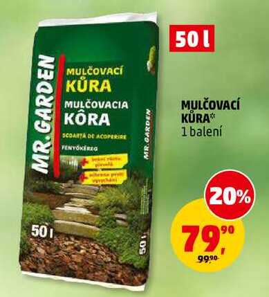 MULČOVACÍ KŮRA, 50 l