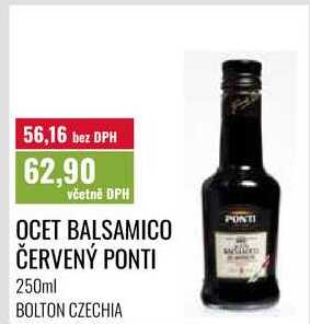 OCET BALSAMICO ČERVENÝ PONTI 250ml 