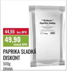 PAPRIKA SLADKÁ DISKONT 500g  