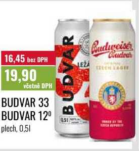 BUDVAR 33 0,5l 