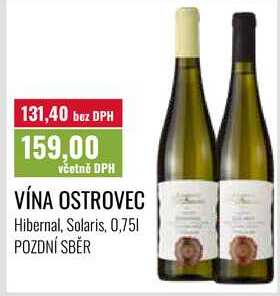 VÍNA OSTROVEC 0,75l