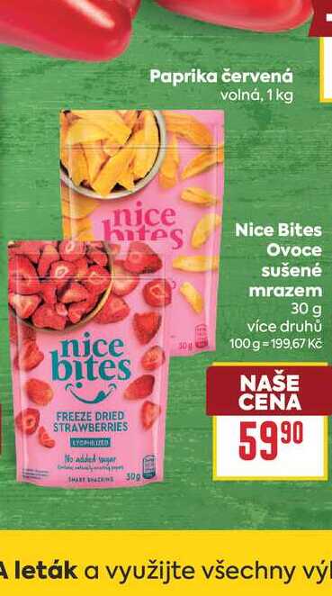 Nice Bites Ovoce sušené mrazem 30 g