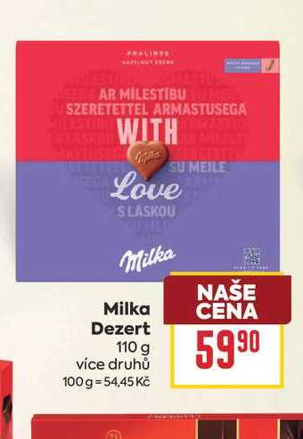 Milka Dezert 110g