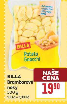 BILLA Bramborové noky 500 g 