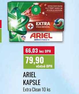ARIEL KAPSLE 10 ks 