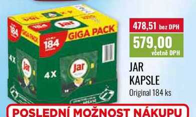JAR KAPSLE 184 ks