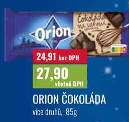 ORION ČOKOLÁDA 85g 