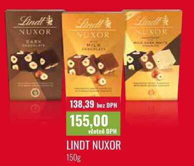 LINDT NUXOR 150g 