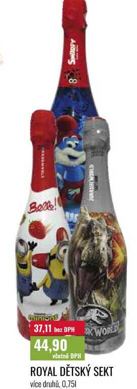 ROYAL DĚTSKÝ SEKT 0,75l