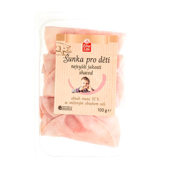 Fine Life Šunka pro děti nejvyšší jakosti shaved (92% masa)