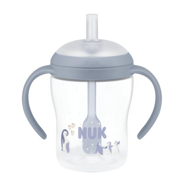 NUK Láhev na učení Perfect Match brčko Pengu (150 ml)