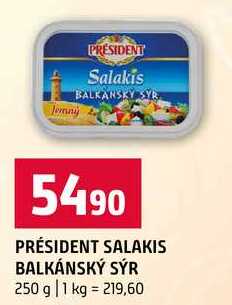 PRÉSIDENT SALAKIS BALKÁNSKÝ SÝR 250 g