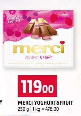 MERCI YOGHURT&FRUIT 250 g