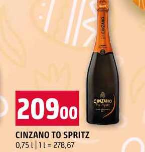 CINZANO TO SPRITZ 0,75l