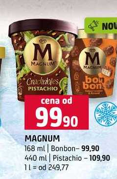 MAGNUM bonbon 168 ml 440 ml Pistachio 