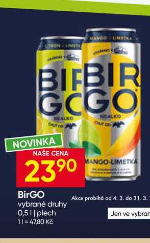 BirGO vybrané druhy 0,5l