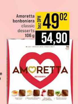 Amoretta bonboniera classic desserts 106 g 