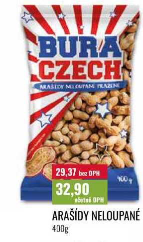 ARAŠÍDY NELOUPANÉ 400g 