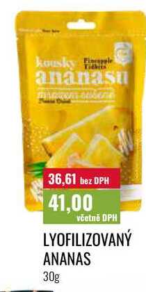 LYOFILIZOVANÝ ANANAS 30g 