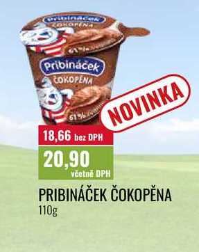PRIBINÁČEK ČOKOPĚNA 110g 