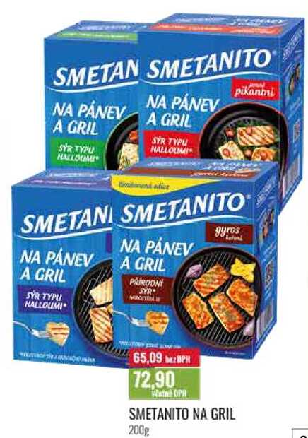 SMETANITO NA GRIL 200g 