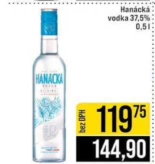 Hanácká vodka 37,5% 0,5l