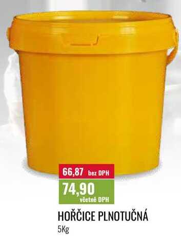 HOŘČICE PLNOTUČNÁ 5Kg 