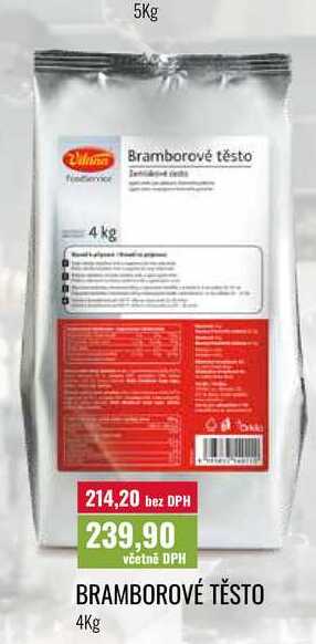 BRAMBOROVÉ TĚSTO 4Kg 