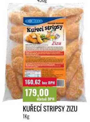 KUŘECÍ STRIPSY ZIZU 1Kg