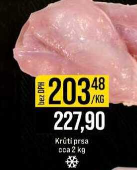 Krůtí prsa cca 2 kg 1kg