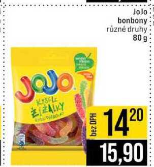 JoJo bonbony různé druhy 80 g