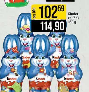 Kinder zajíček 160 g