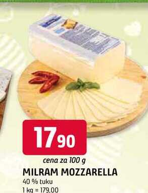 MOZZARELLA 40% tuku 100 g