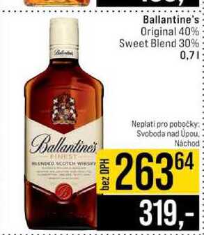 Ballantine's Original 40% Sweet Blend 30% 0,7l