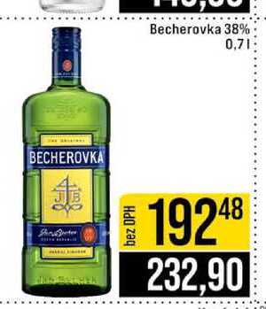 Becherovka 38% 0,71 