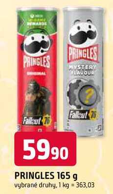 PRINGLES MYSTERY FLAVOUR 165 g 